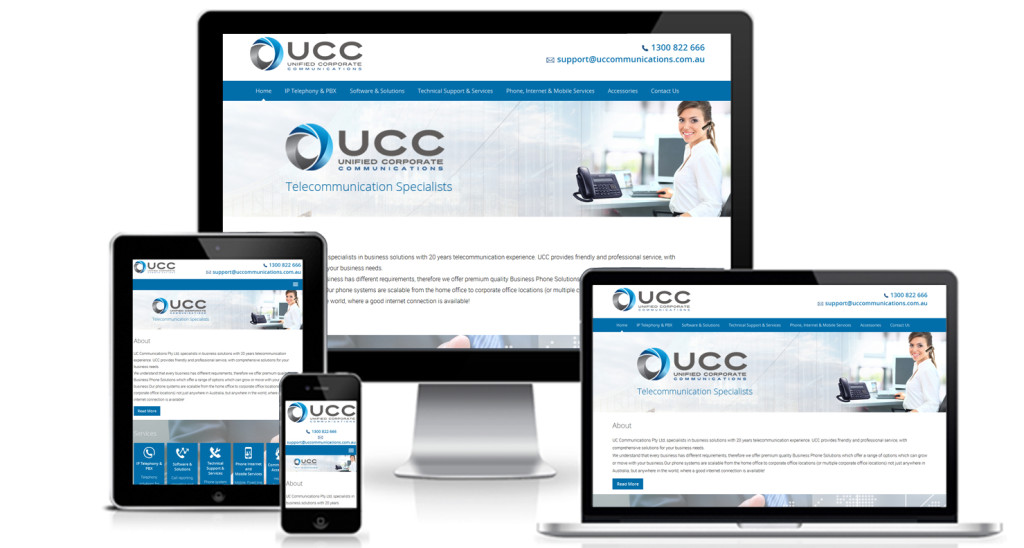 Communications Website Design Sydney