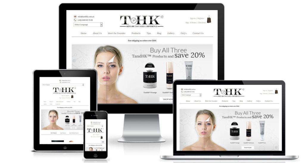 Cosmetic Ecommerce Website Design